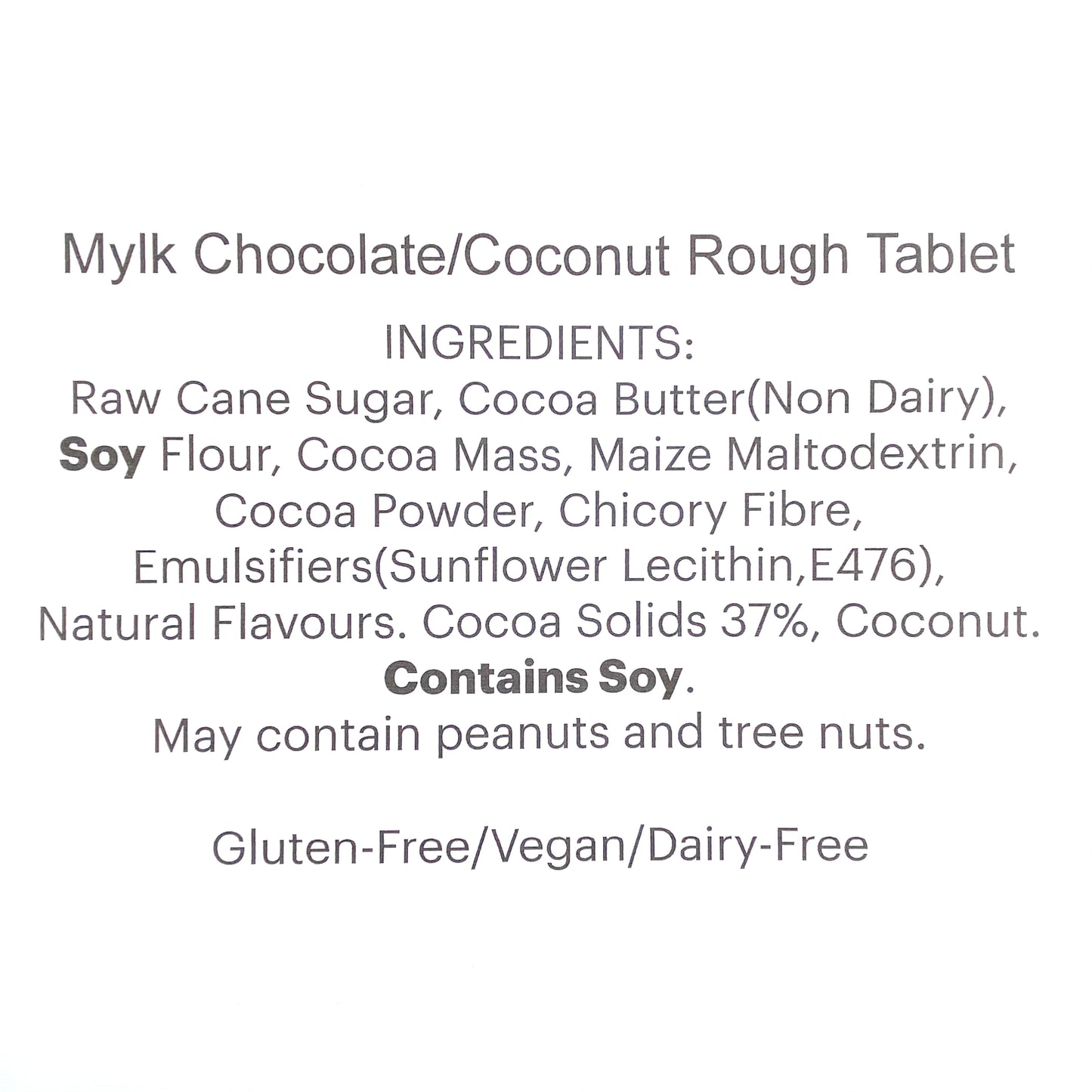 Tablet - Coconut Rough Mylk Chocolate