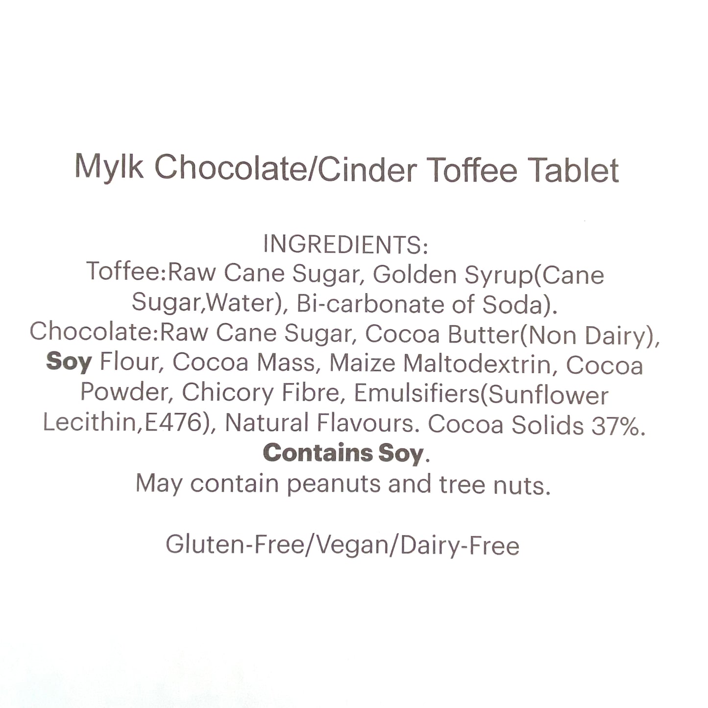 Tablet - Cinder Toffee Mylk Chocolate